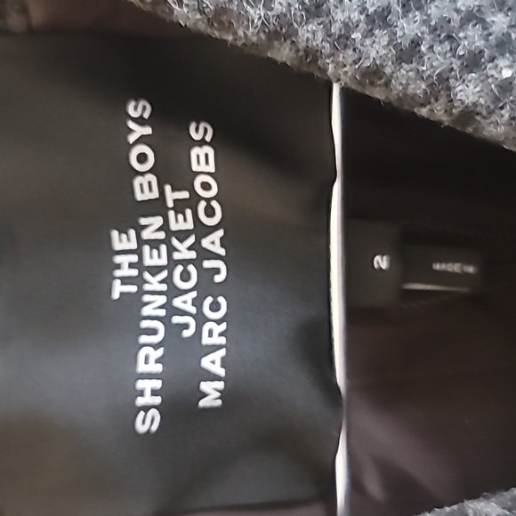SOLD OUT MARC JACOBS THE SHRUNKEN BOYS JACKET HOUNDSTOOTH TWEED SIZE 2 - Picture 5 of 6